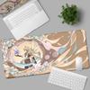 Liyue Genshin Impact Anime Mouse Pad Gaming Ganyu Xiao Baizhu Xianyun XXL Large Mouse Pad Non-slip Keyboard Desk Mat HD Mousepad
