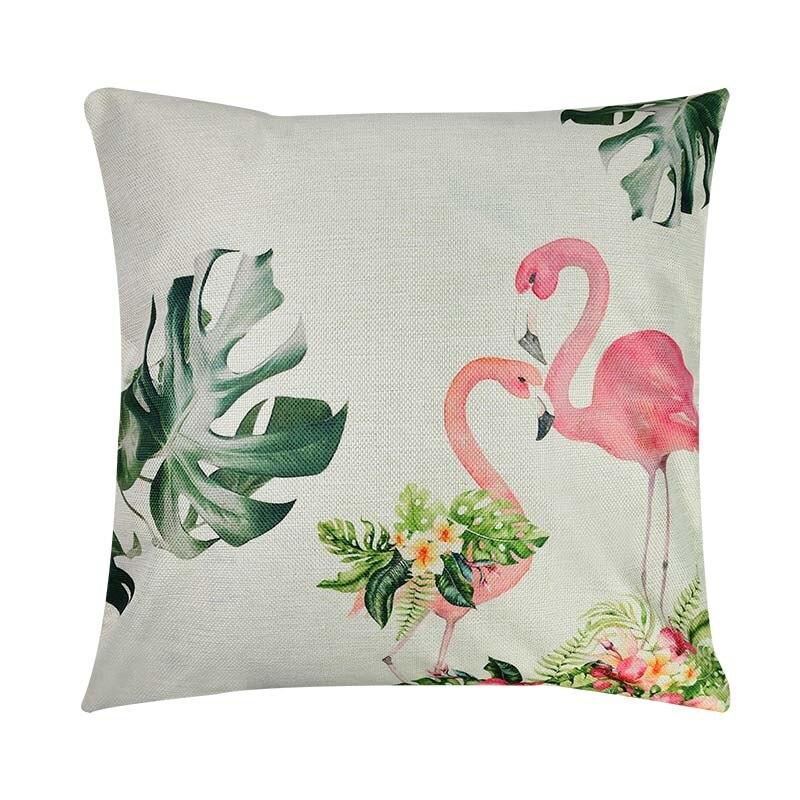 Women Men Flamingo Tropical Plants Pattern Cushion Crew Socks Women Men Flamingo Tropical Plants Pattern Cushion Crew Socks