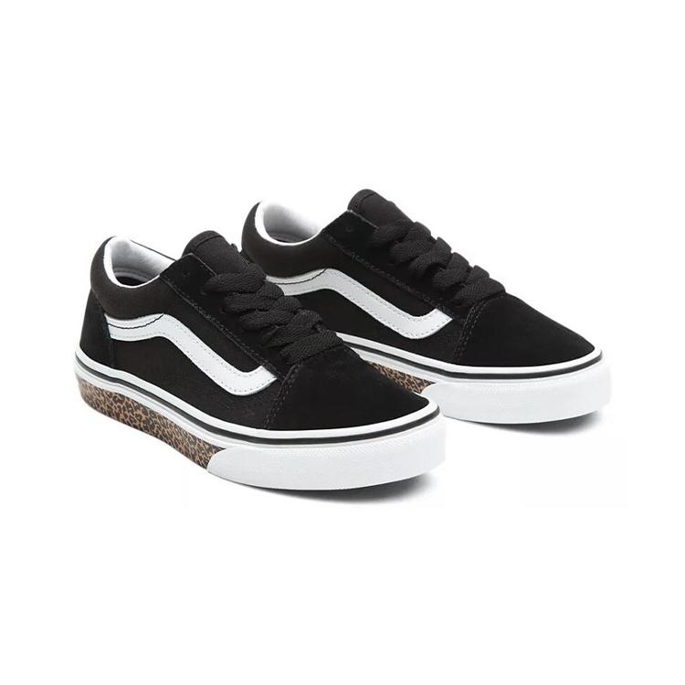 Vans Old Skool Low top Kids' Skateboarding Shoes Panther Print Children Aged 3 7 Years Old VN0A4BUU32M