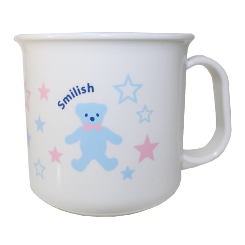 ABC Bear 3-Piece Children's Toothbrush Set (Toothbrush with Cap, Heat-Resistant Cup, Imabari Towel Handkerchief)