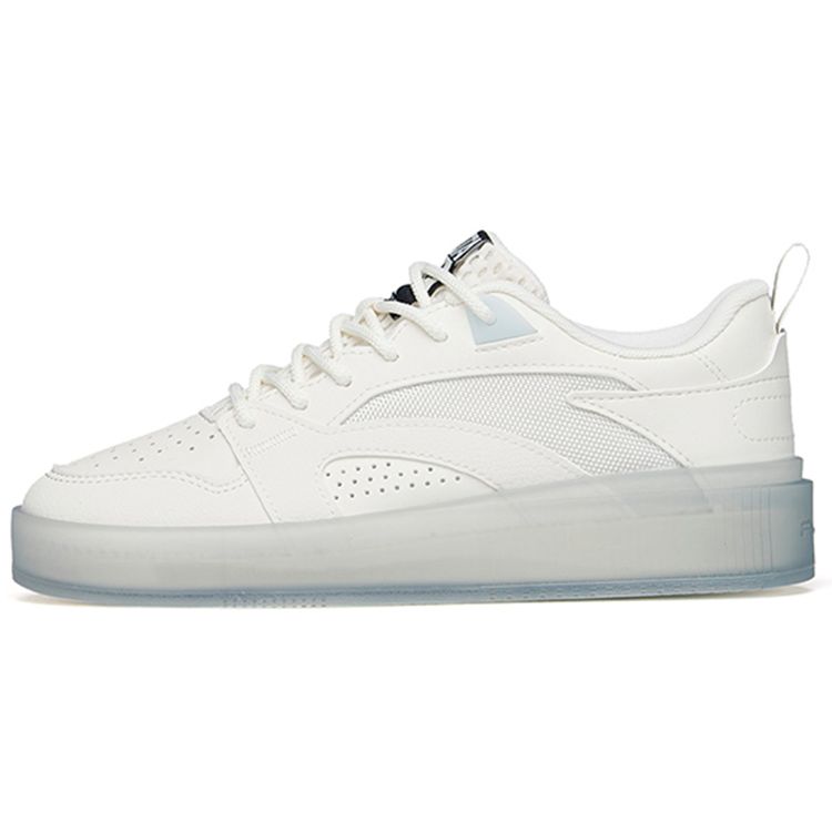 Anta Women Retro Thick Sole Casual Sneakers White Beige 122228040-1 39