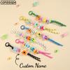 Handbag Pendant Car Jewelry Customized Name Key Chain Acrylic Letter Charm Birthday Gift Ideal Gifts for Family Friend Worker