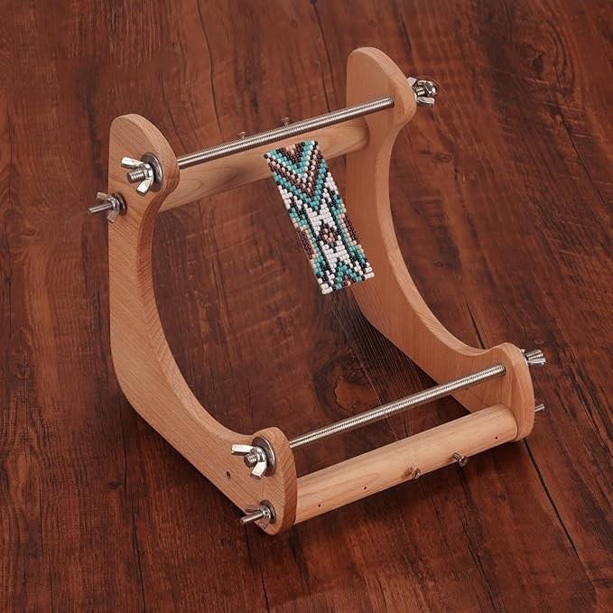 In-Stock Wooden Hand-Woven Bead Loom for Jewelry Bracelet Weaving