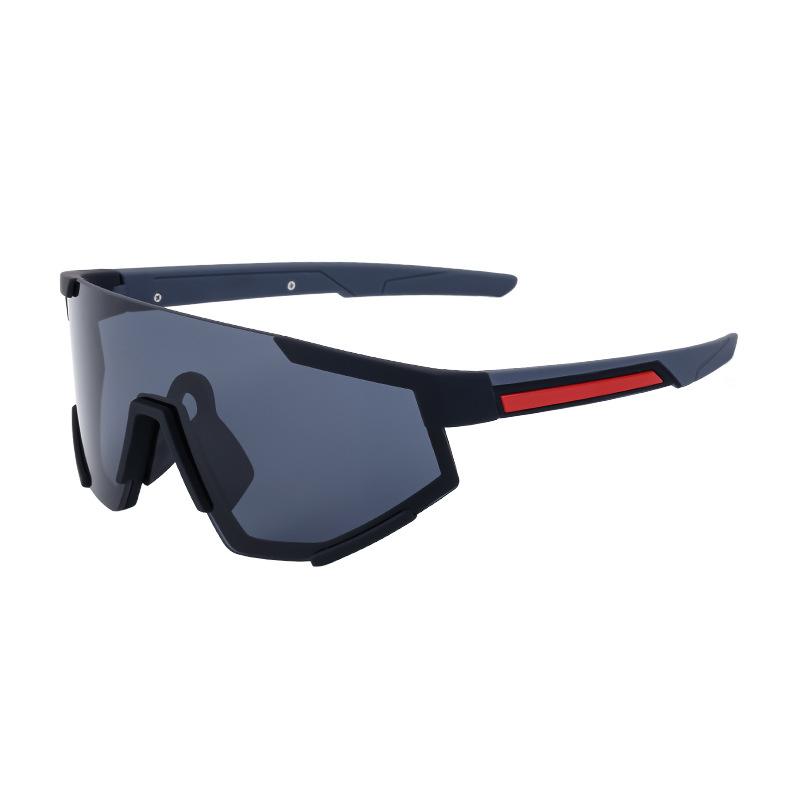 Fashion One-Piece Large-Frame Sunglasses, Men'S And Women'S Outdoor Cycling Sports Goggles, Colorful One-Piece Sunglasses