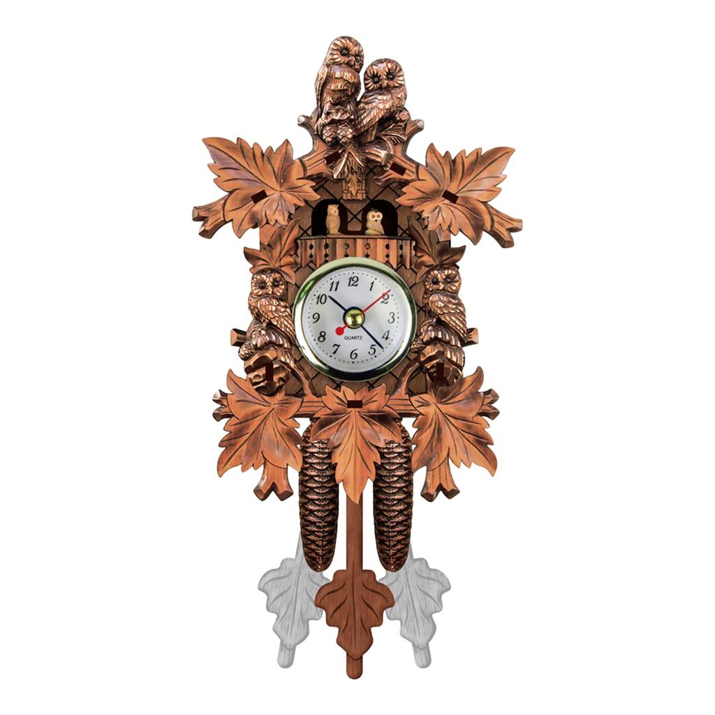 Traditional Black Forest Chalet Clock Charming Home Décor Imitation Wood Style Cuckoo Clock CM003