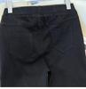 Autumn Black Slim Fit Cropped Women's Plus Size Elastic Waist Trousers - Slimming Casual Pants