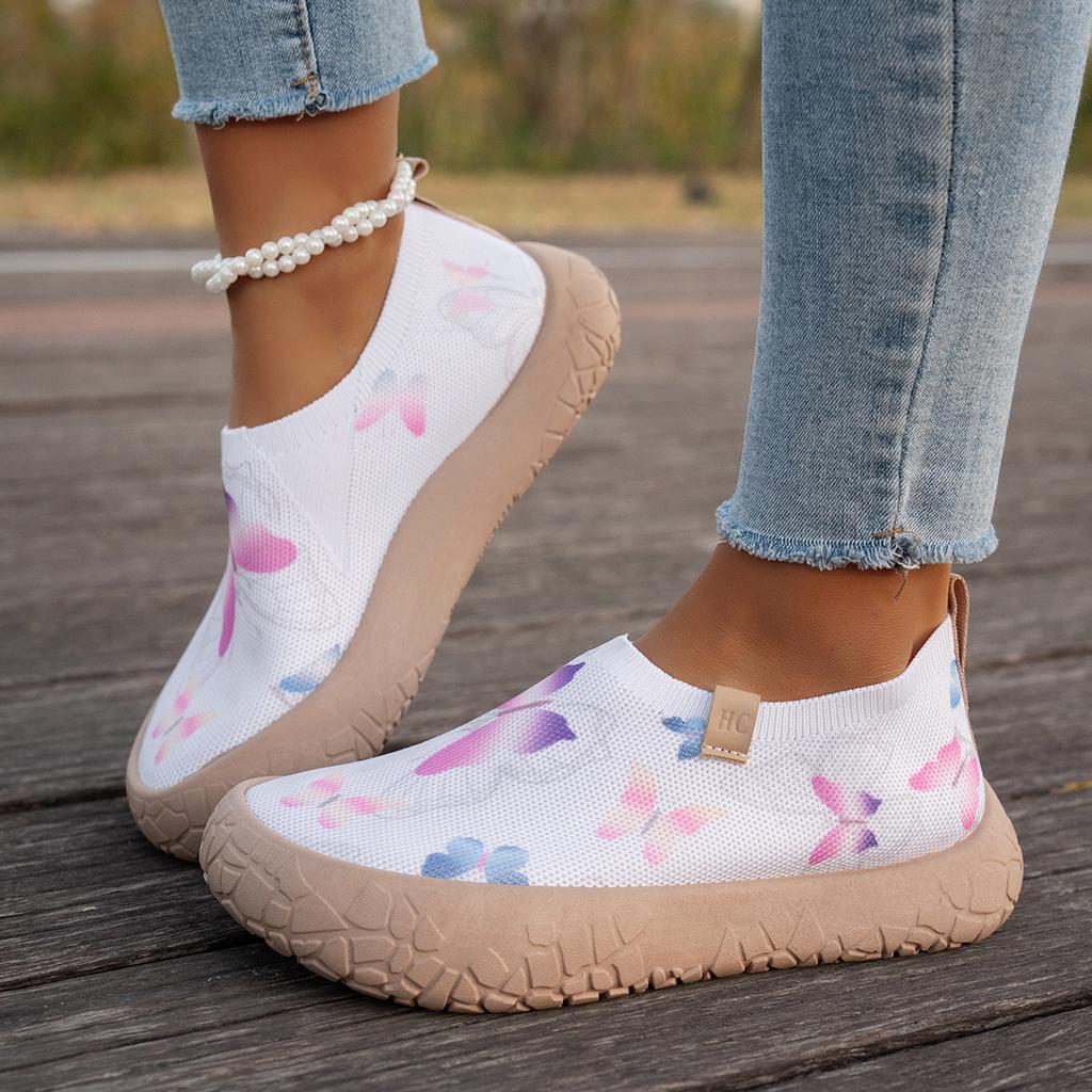 Frühlings- und Herbst-Damenschuhe Atmungsaktive Laufschuhe Rutschfeste Sport- und Freizeitschuhe