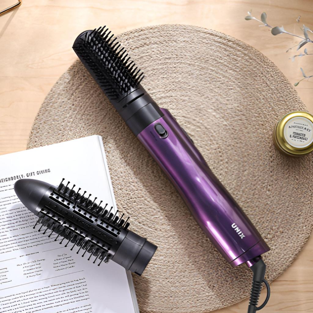 UNIX Airbrush 2-in-1 Easy Styling Hair Dryer Brush – 1000W Hot Air Brush