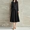 ZANZEA Women Long Sleeve Blouse and Skirts Casual Two Piece Suit Sets