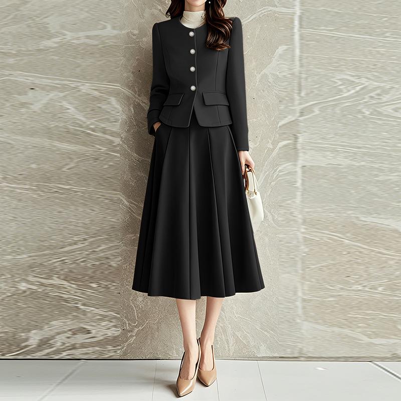 ZANZEA Women Long Sleeve Blouse and Skirts Casual Two Piece Suit Sets