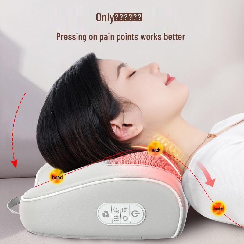 Rechargeable Multi-purpose Neck & Shoulder Massager Pillow
