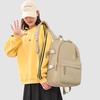 Nylon Backpack Commuter Student Schoolbag Outdoor Solid Color Backpack