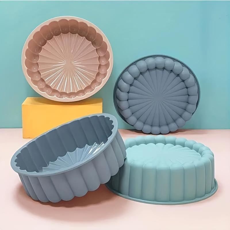 Antihaft-Silikon-Kuchenform, 100-fach faltbare runde Kuchenform, Sonnenblumen-Hähnchen-Kuchenform für Küche und Haushalt, Backwerkzeug