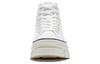 Li Ning CF Tracing Abrasion Resistant High top Sports Casual Shoes Unisex Cream Gray AGCS206-1