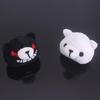 Danganronpa Junko Enoshima Bear Hairpin Set - Cosplay Black & White Hair Clips