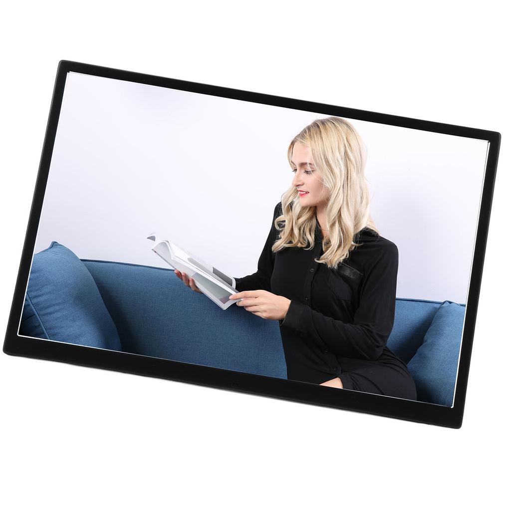 Digital Picture Frame 15.2 Inch LED Display HD 1080P Ultra Thin Multifunctional Smart Electronic Photo Frame with