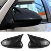 For Chevrolet Cruze 2008-2016 Side Mirror Cover Caps Glossy Black/Carbon Fiber Look ABS Plastic Car Exterior Accessories