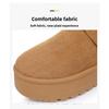 Women's Cotton Shoes with Winter Velvet and Thick Cotton Boots, Women's New Cross-border One Foot Thick Sole Versatile Snow Boots