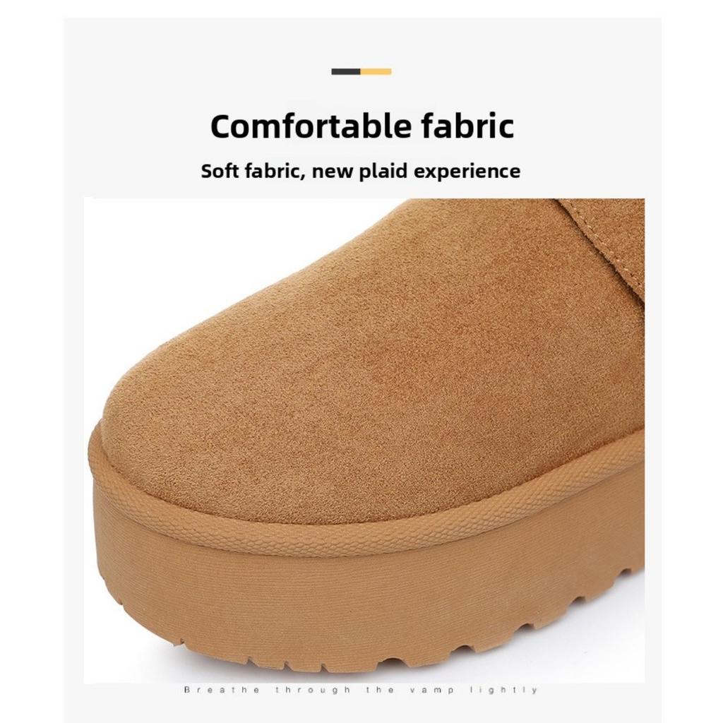 Women's Cotton Shoes with Winter Velvet and Thick Cotton Boots, Women's New Cross-border One Foot Thick Sole Versatile Snow Boots