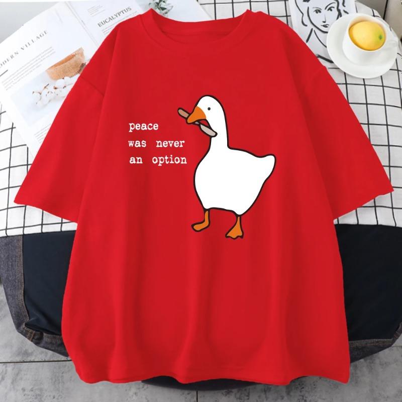 Peace Was Never An Option Prints Herren-T-Shirt aus Baumwolle, Kleidung, Kreativität, kurzärmelig, modisch, lässig, lockere Oberteile, Herren-T-Shirt