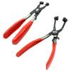 2x Hose Clamp Pliers Tool Swivel Jaw Locking Flat Band Coolant Clip Universal