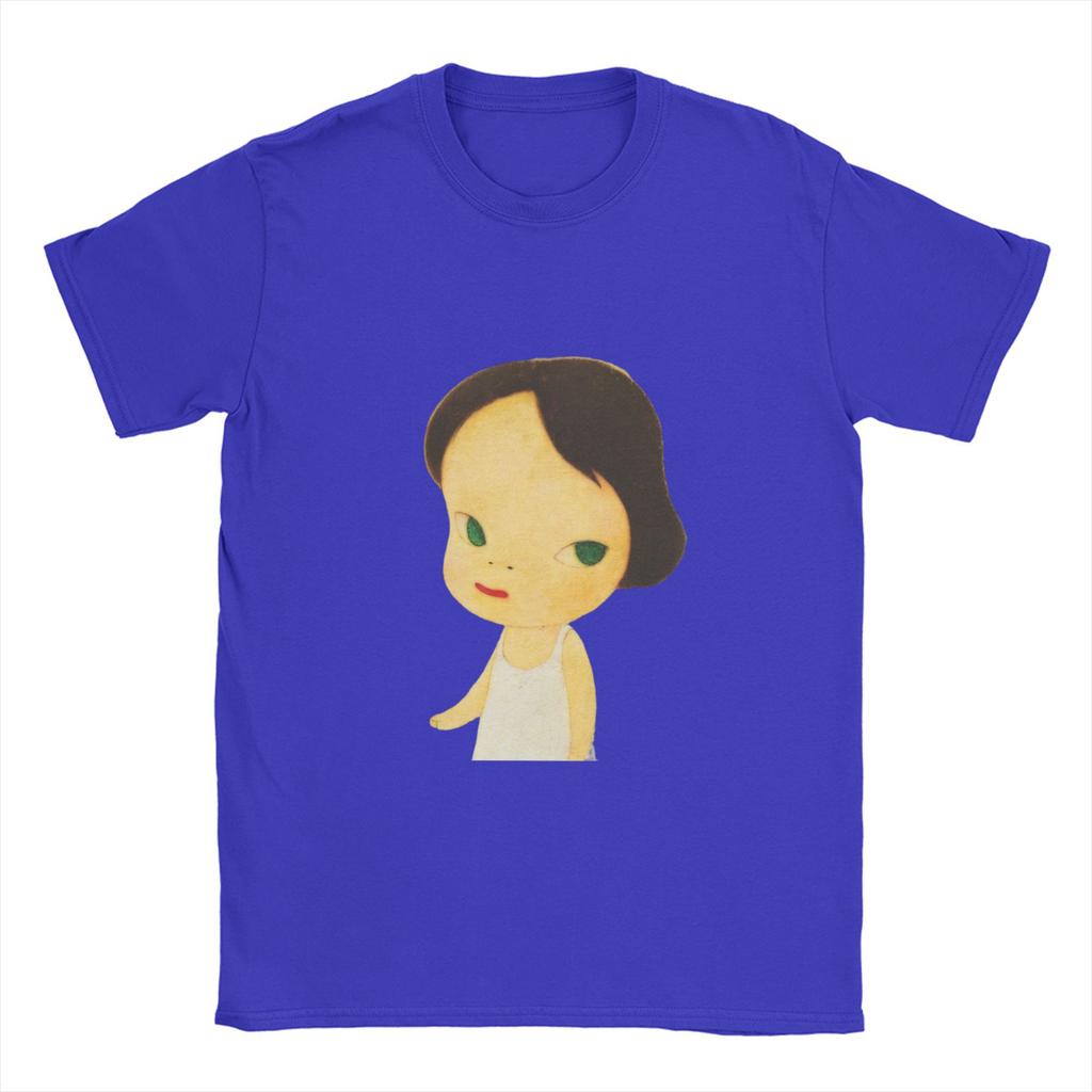 Yoshitomo Nara Men's T Shirts Vintage Tees Short Sleeve Crewneck T-Shirts 100% Cotton New Arrival Clothing