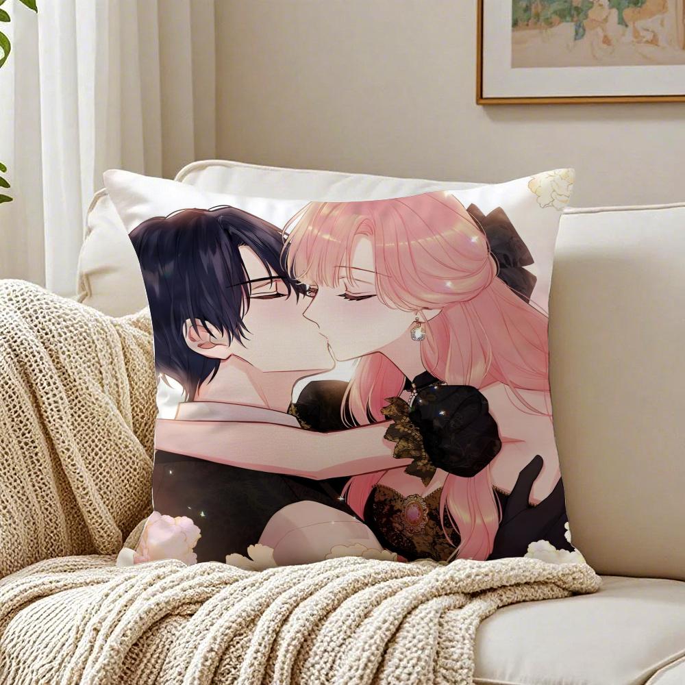 Isekai Romantic Light Novel Comic 7th TTime Loop Cushion Cover Pillowcase Antidustmite living Room Sofa Decor Cushion Room