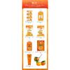 Kumano Yushi Seasonal Medicated Persimmon Shibu Rinse-in Shampoo Main Unit & Refill 1 Set