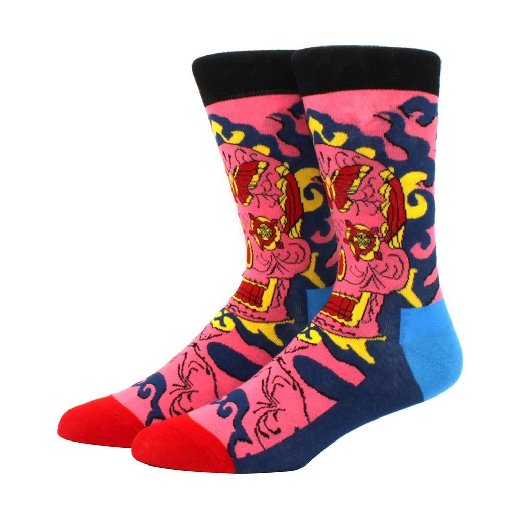 Herren mehrfarbig bedruckte Früchte, Essen, Damensocken, lustig, Skateboarden, Hip-Hop, Tiere, Socken