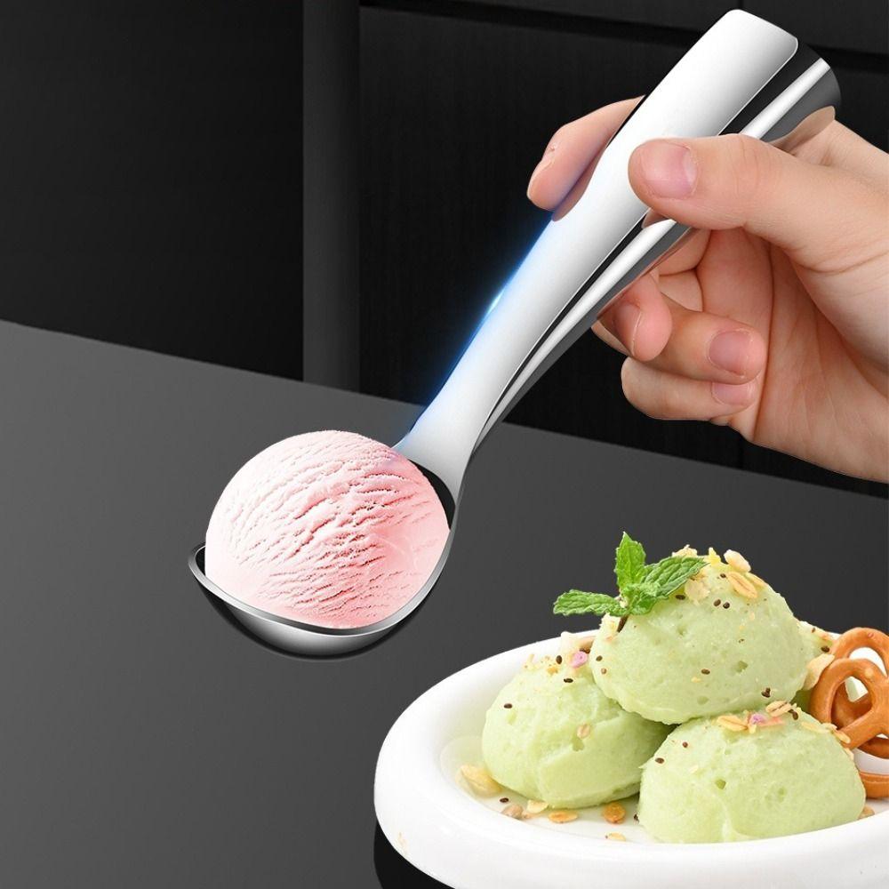 Upright Ice Cream Spoon Self-melting Gelato Ball Spoon Durable Watermelon Scoop Household
