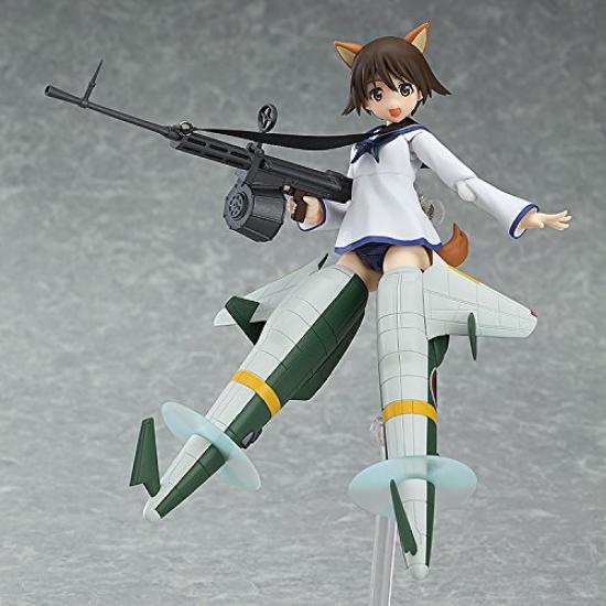 Figma Strike Witches Film: Yoshika Miyafuji Shinden ver. Maßstabslose, mit ABS und PVC bemalte Actionfigur