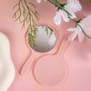 Customizable Cute Mini Handheld Round Makeup Mirror