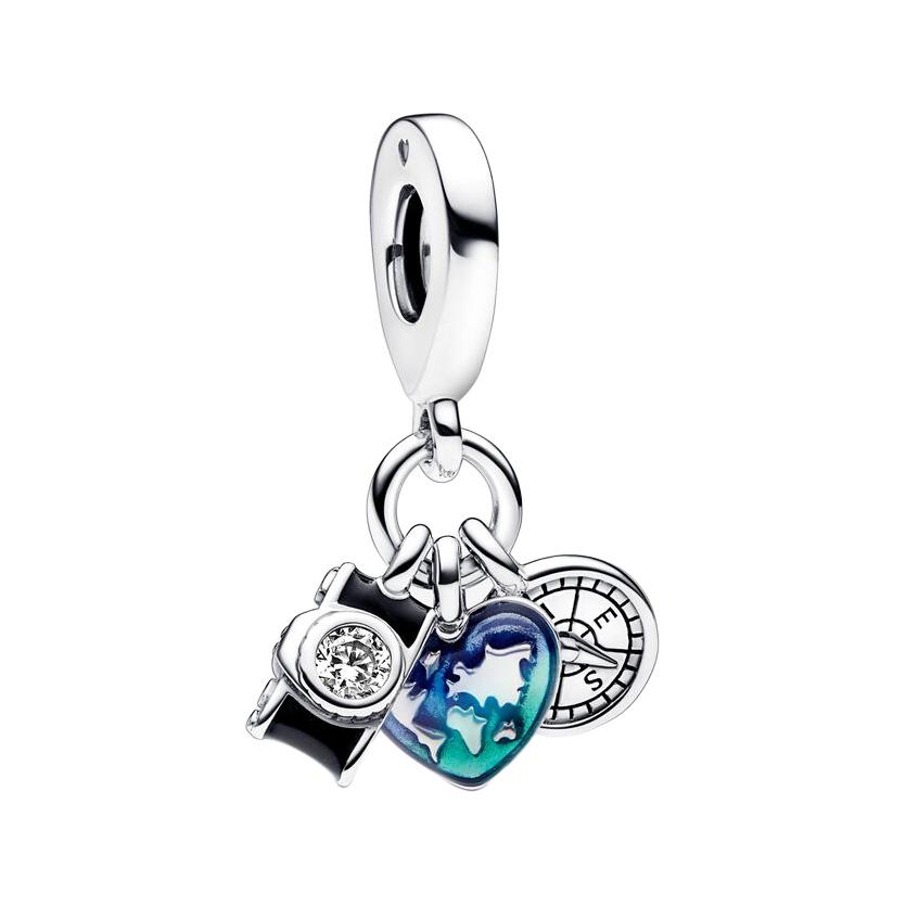 Pandora Polished Effect Silver Pendant Women jewelry 792703C01 Box