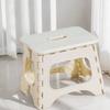 Lightweight Small Bench  Chair Plastic Shoe Changing Stool Portable Folding Stool  Children Adult