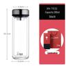 Saino Double-Layer Borosilicate Glass Tea & Water Bottle with Infuser