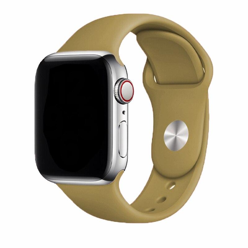 Silikonový řemínek pro řemínek Apple Watch 44 mm 49 mm 45 mm 41 mm 40 mm 42 mm 38 mm náramek iwatch série 9 7 se 3 4 5 6 8 Pásek Ultra2