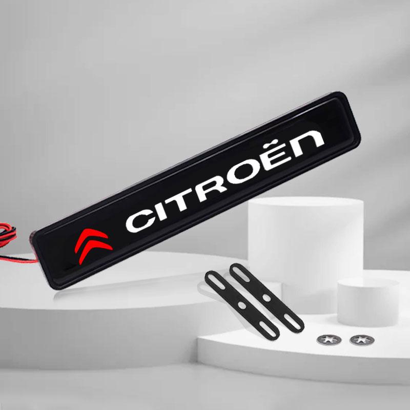 Dekorativní světlo na auto LED Přední mřížka kapoty Znak Odznak Dekorace Pro Citroen C1 C2 C3 C4 C5 C6 C5X E-C4 C-Crosser C4 Cactus
