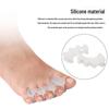 Silikon-Drei-Loch-Zehentrenner für Hallux Valgus & überlappende Zehen