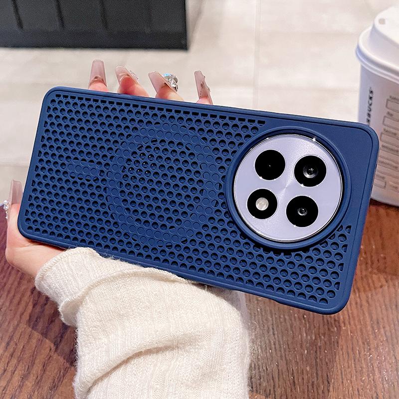 Heat Dissipation For Magnetic Case For Oneplus 15 13 12 ACE6 Ace 5 3 Pro Breathable Mesh Shockproof Matte Hard PC Cover