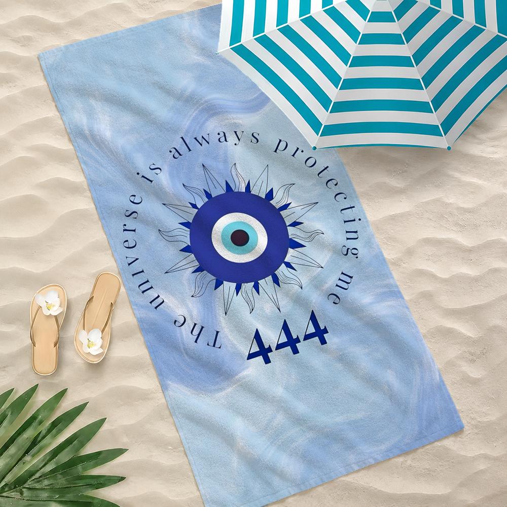 Evil Eyes Bath Towel Towel Soft Pool Gift For Travel Gym Shower Camping Quick Dry Sports Large Beach Towels