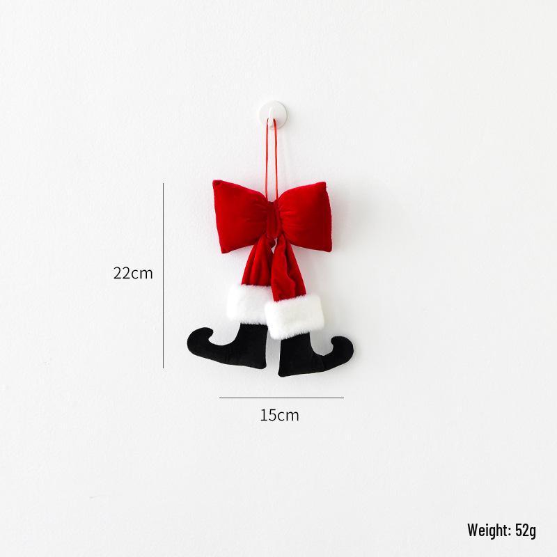NUCHI Christmas Foot Bow Tree & Window Decoration