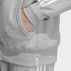 Adidas Essential+loose Fit 3s French Terry Full Zip Hoodie Jw6926