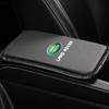 Carbon Fiber Leather Car Console Box Pad Car Armrest Cushion Cover for Land Rover Range Rover Defender Freelander Discovery 1 2 Evoque Rover L322 L405