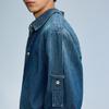 Croquis Men's Loose Fit Denim Long Sleeve Shirt