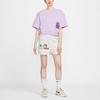 Nike Drop Shoulder Sleeve T Shirt Women's Lavender HF6176-517