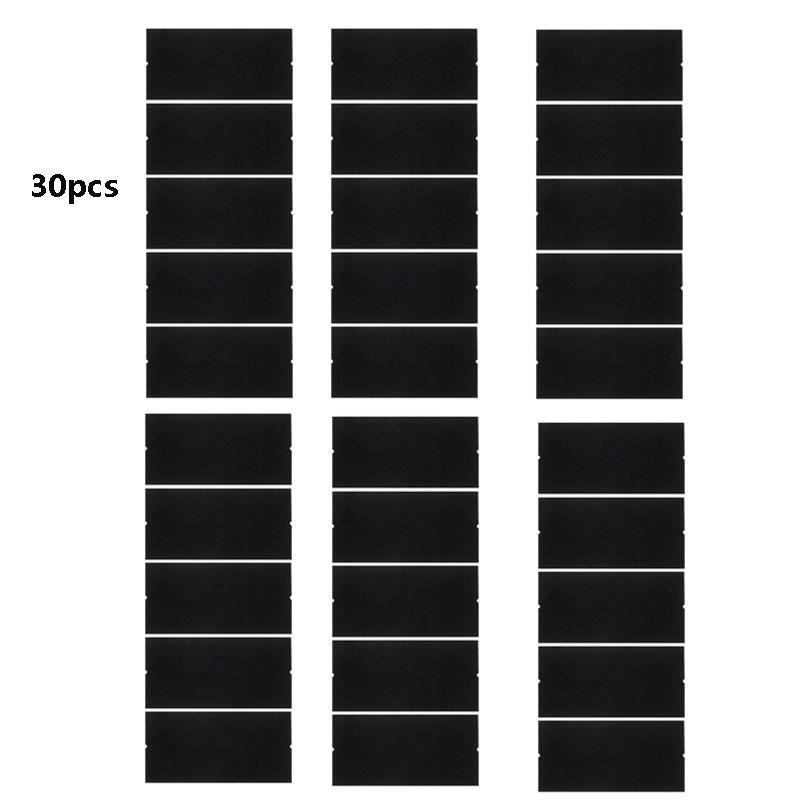 Pre-Cut Self Adhesive Felt Buffers Replacement Black Fabric Felt for 4Inch Squeegee Car Vinyl Wrap Application Tool Tint Scraper