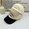 Baseball Cap Children's Spring and Summer Ins Fashion Simple Letter Embroidery Color Matching Sunshade Anti-cap Men's Tide