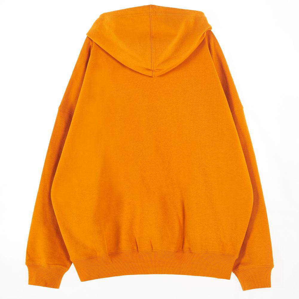 Oversized Drop Shoulder New Bear Doll 2 Hoodie_Orange