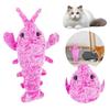 USB Charging Floppy Lobster Cats Toy Cute Interactive Shrimp Dog Toys Washable Electric Dancing Lobster Toy Soft Pet Supplies