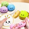 Squishy Steamed Bun Stress Relief Toy Slow Rebound Soft Squeeze Toy Realistic Food Simulation Sensory Fidget Toy for Adults Kids